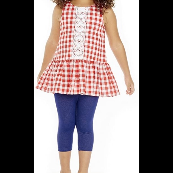 NEW!! Pippa and Julia red and white Capri set - Picture 3 of 3